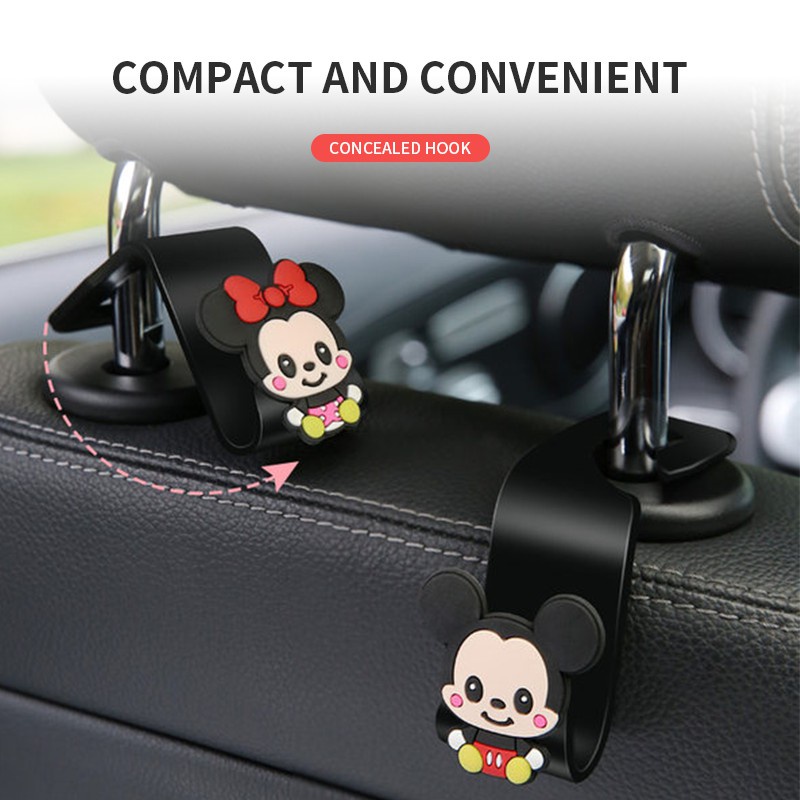 Móc treo đồ sau ghế Ô Tô , Xe Hơi nhiều hình dễ thương - Decor Car