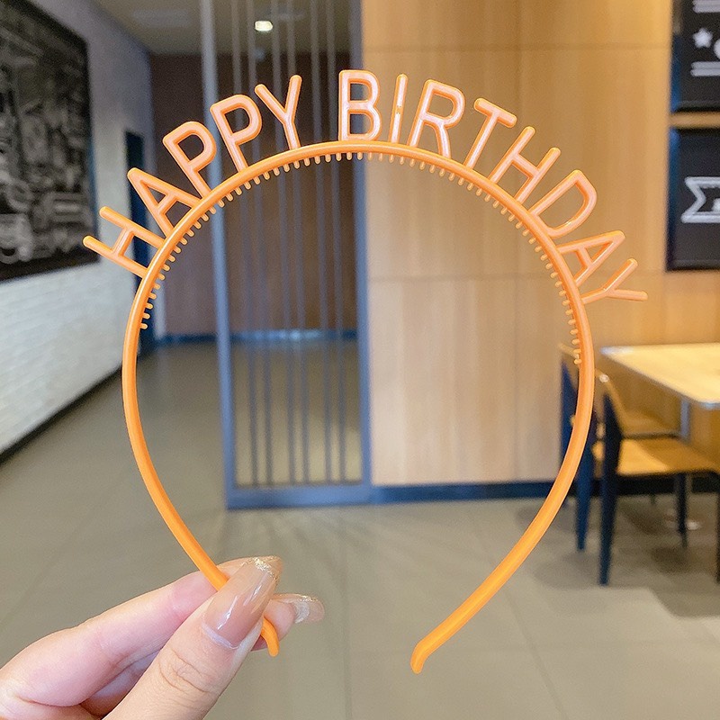 Bờm Nhựa HAPPY BIRTHDAY Sinh Nhật Free Size