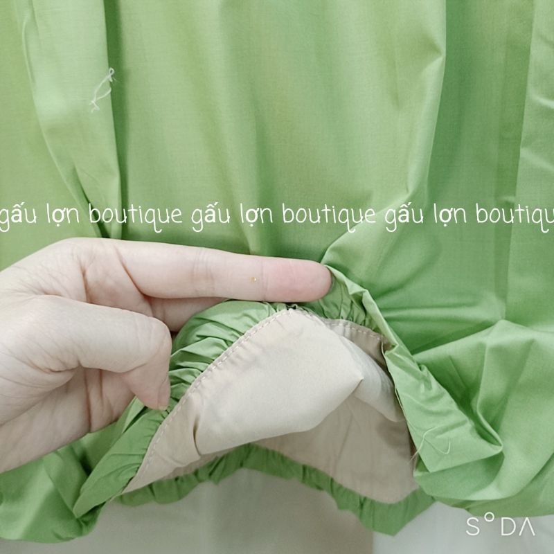 set áo hai dây kèm quần short xanh lá hàn quốc | BigBuy360 - bigbuy360.vn