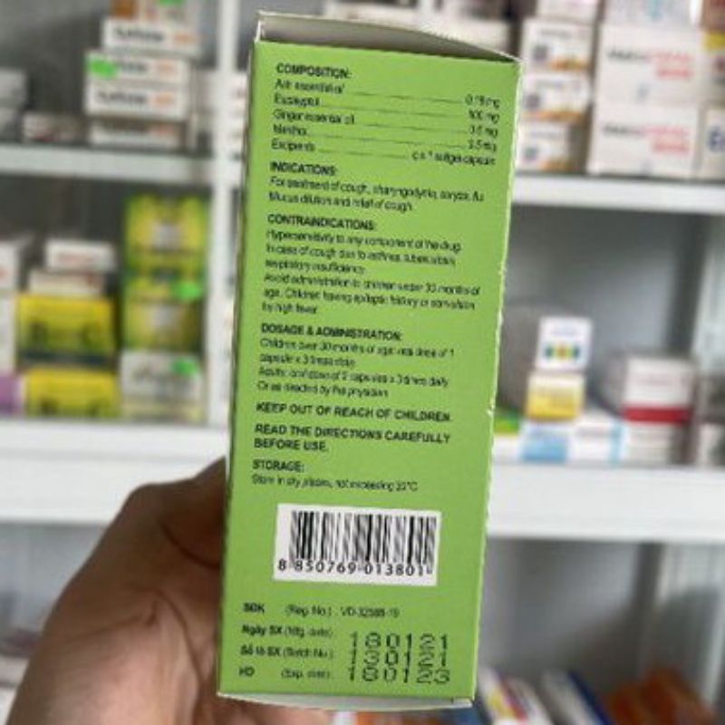 Viên Thảo Dược Eugica xanh hộp 100 viên ⚡ CAM KẾT CHÍNH HÃNG ⚡ Viên uống thảo dược giúp giảm ho, đau rát họng