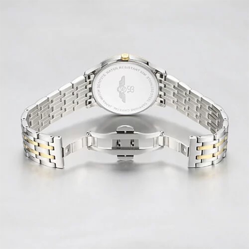 Đồng hồ đôi SRWATCH SG1073.1201TE - SL1073.1201TE Mặt Tròn kính Sapphire Thiết Kế Na