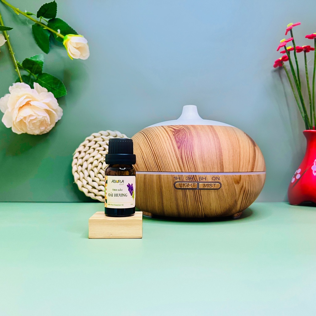 Tinh dầu cây Oải Hương lavender ABURA 10ml  tinh dầu thảo dược hoa Oải Hương thư giãn giảm căng thẳng stress