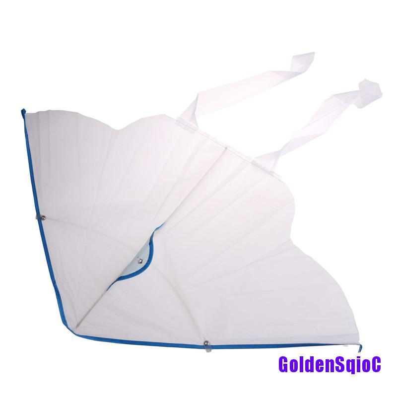 【G&D】1PC DIY Painting Kite Foldable Outdoor DIY Blank Butterfly Kite Kids Sport Toys