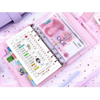 Sổ tiết kiệm tiền sổ quản lý tài chính sổ ghi chép chi tiêu size a6