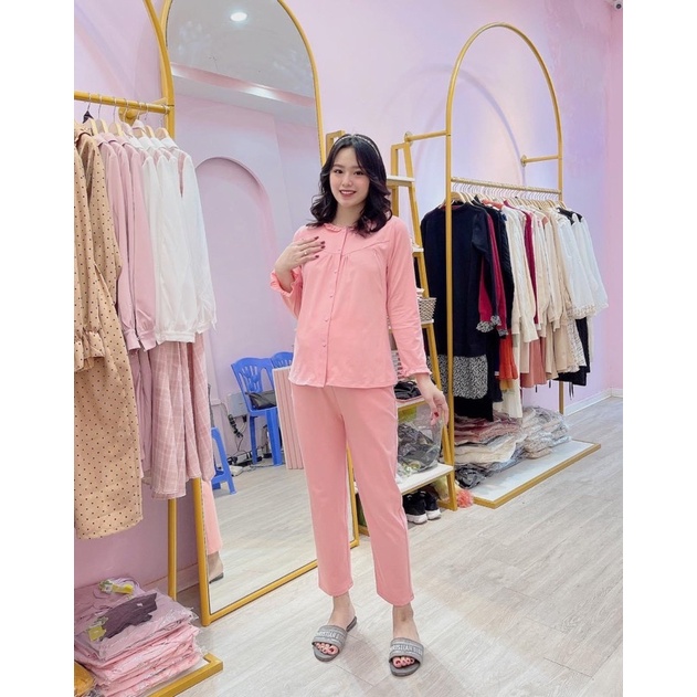 Bộ bầu cao cấpchất COTTON HànCó khoá cho con ti có chun chỉnh quần tiện lợi