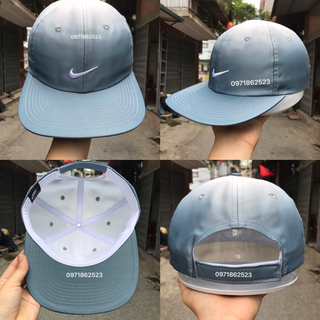 (Video Thật) Mũ Lưỡi Trai Nike Loang Phối Màu Đẹp,Lên Phom Chuẩn Đẹp.