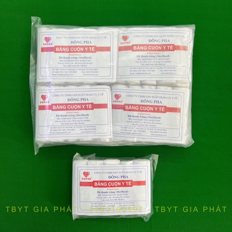 GẠC CUỘN ĐÔNG PHA 0.69x1.3M ROLLED GAUZE THANH TRÙNG