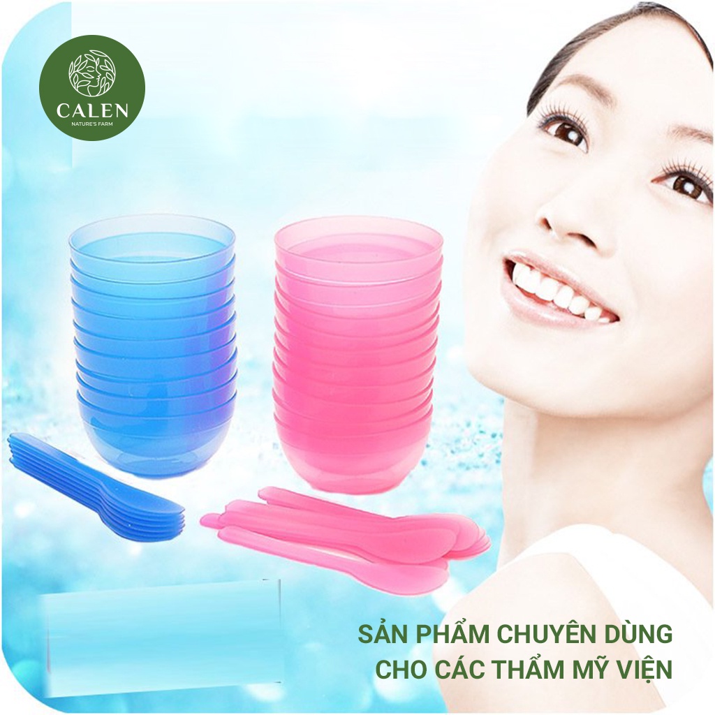 Bộ bát cọ thìa trộn mặt nạ đắp mặt , dụng cụ trộn mặt nạ, trộn bột, trộn màu
