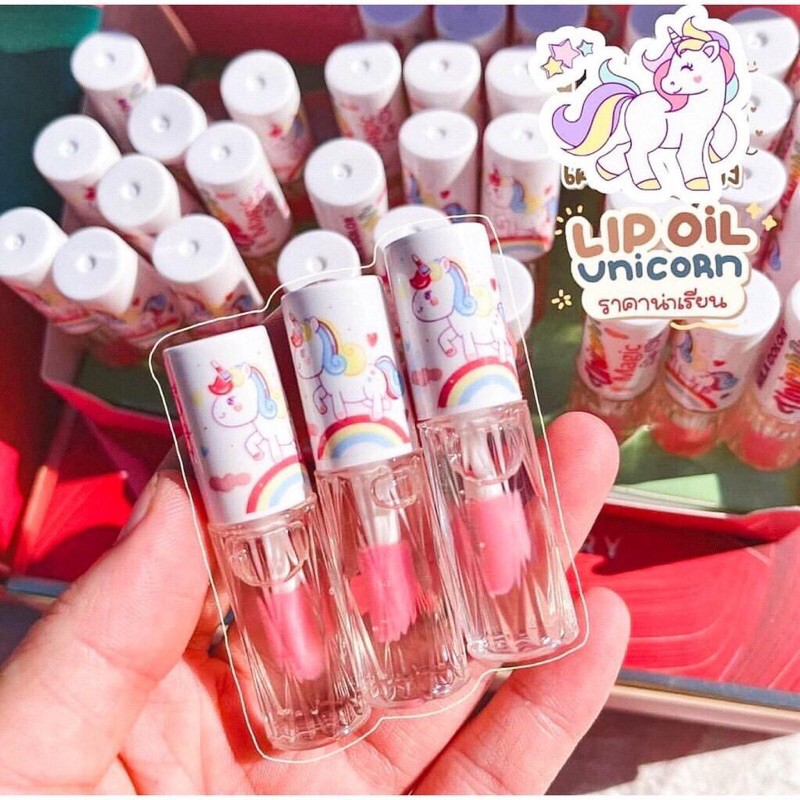 (Hàng Mới Về) Dầu Dưỡng Môi Mila Màu Sắc Kỳ Lân Xinh Xắn | BigBuy360 - bigbuy360.vn