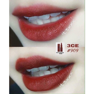 <XINH>[Vỏ Đen & Nâu] Son 3CE 909 Smoked Rose<> ĐẸP