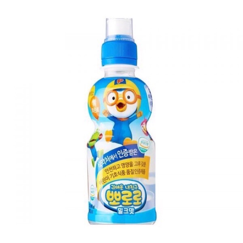 Nước trái cây Pororo Hàn Quốc vị Sữa chai 235ml