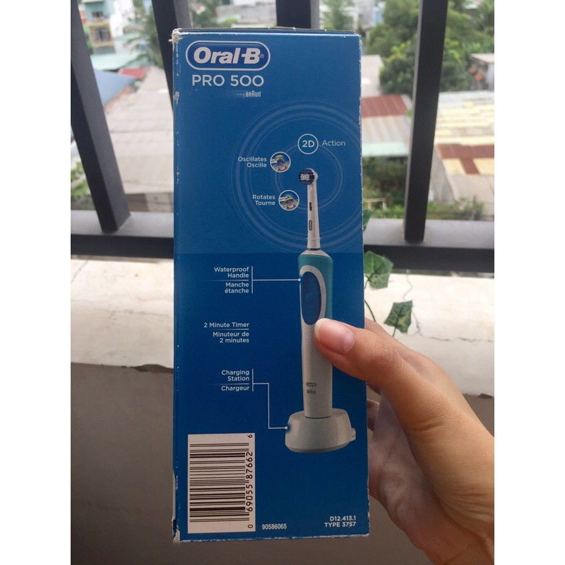 Bàn chải Điện Oral B Pro 500 của Mỹ