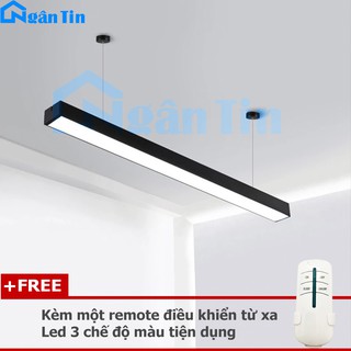 Đèn Led thả trần văn phòng siêu sáng Led 3 chế độ màu 50W 220V THCN216 Ngân Tin (Tặng kèm remote điều khiển tiện dụng)