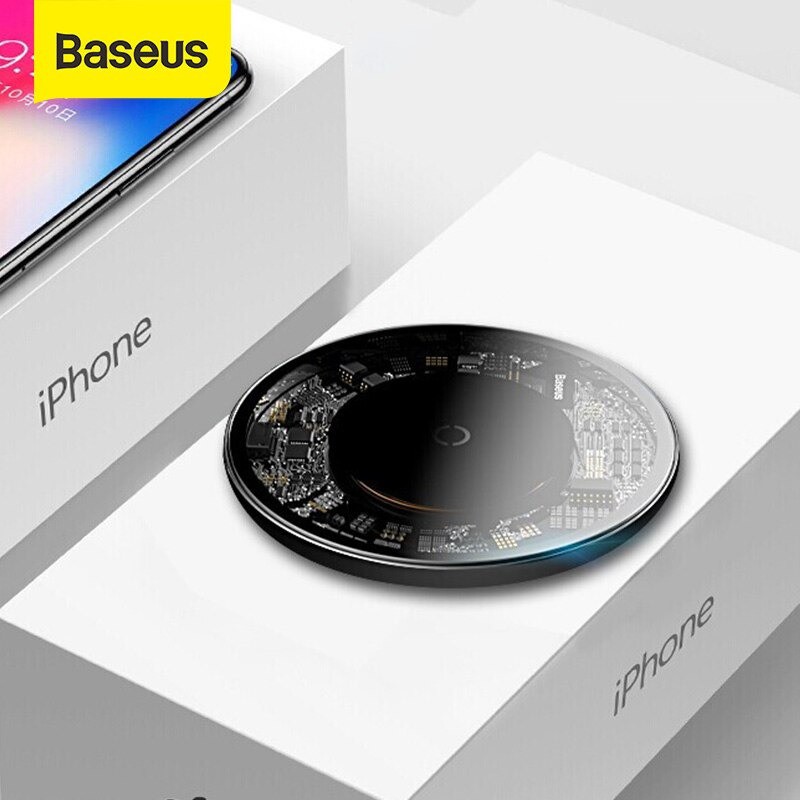 Đế sạc nhanh không dây siêu mỏng Baseus Simple Wireless Charger 10W