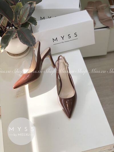 Giày nữ sling back 9 cm thời trang MYSS - CG181
