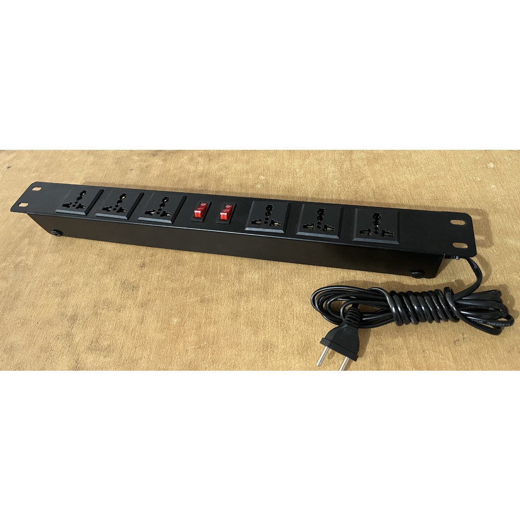 THANH NGUỒN TỦ RACK 6 PORT ĐA NĂNG KHÔNG CB