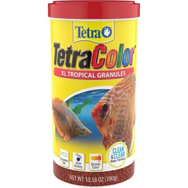 Thức ăn cá cảnh Tetra Color 300gr | Cám kích màu cá, hỗ trợ lên màu đẹp thích hợp nhiều loại cá Thủy Sinh, cá Đĩa