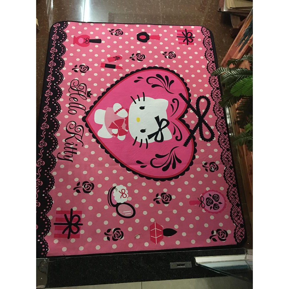 Thảm nhung Hello Kitty khổ lớn TSN41