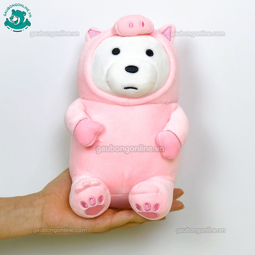 [Mã LIFEXANH24 giảm 10% đơn 99K] Bộ Ba Gấu Cosplay Nhồi Bông - Gấu Bông We Bare Bears Cao Cấp