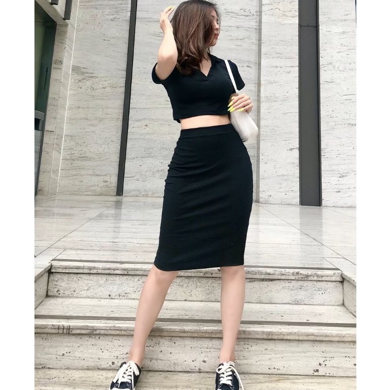 Set váy body đỏ mới,đầm body dài tay xinh | BigBuy360 - bigbuy360.vn