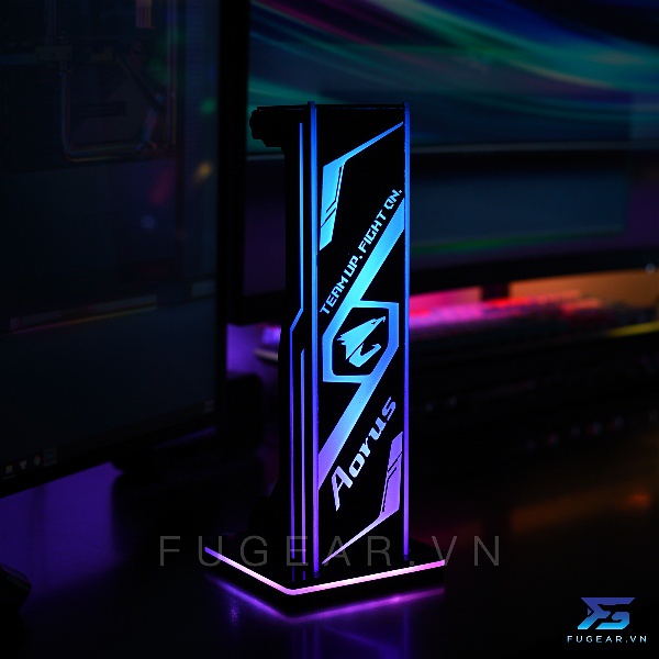 GIÁ TREO TAI NGHE LED RGB PRO CUSTOM AORUS, LOGITECH, CORSAIR, RAZER, MSI, ROG