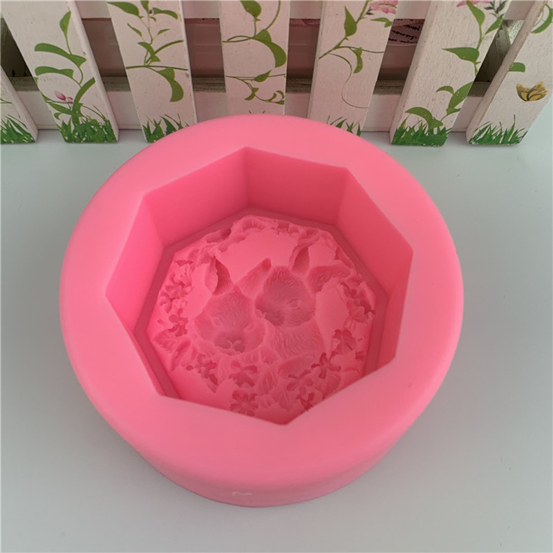 Khuôn Silicone Làm Bánh Hình Thỏ Phục Sinh