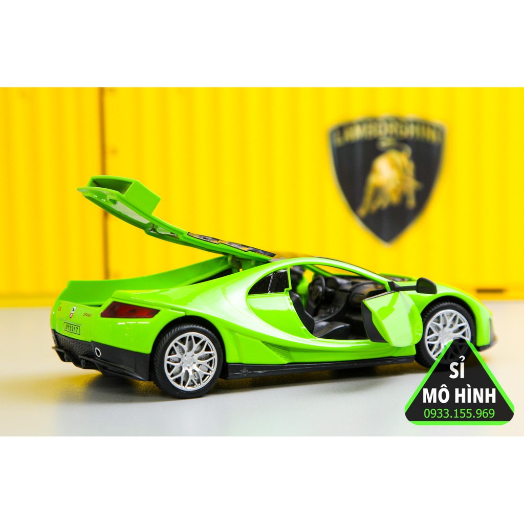 [ Sỉ Mô Hình ] Xe mô hình siêu xe GTA Spano 1:32 Xanh