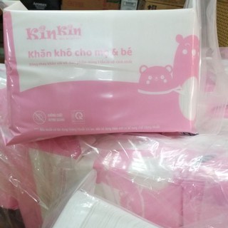 Combo 12 gói khăn khô đa năng Kinkin Kin kin (300g 300 tờ)