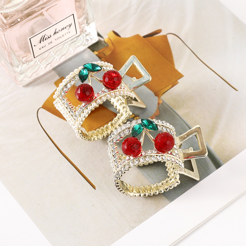 Kẹp TóC HìNh Vương MiệN ĐíNh Kim Cương Giả ThờI Trang Cho Nữ