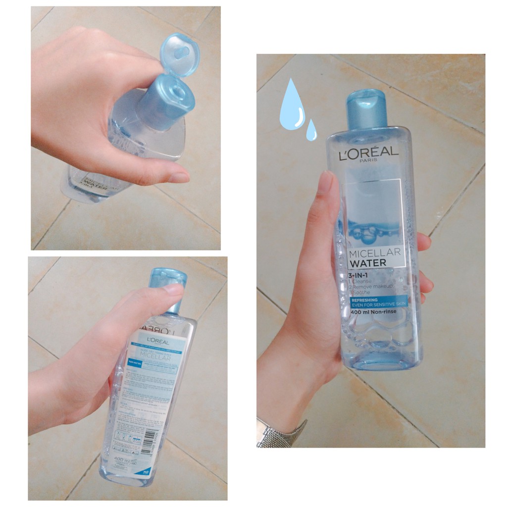 Nước Tẩy Trang L'Oreal Paris Micellar Water 3in1 (400ml)