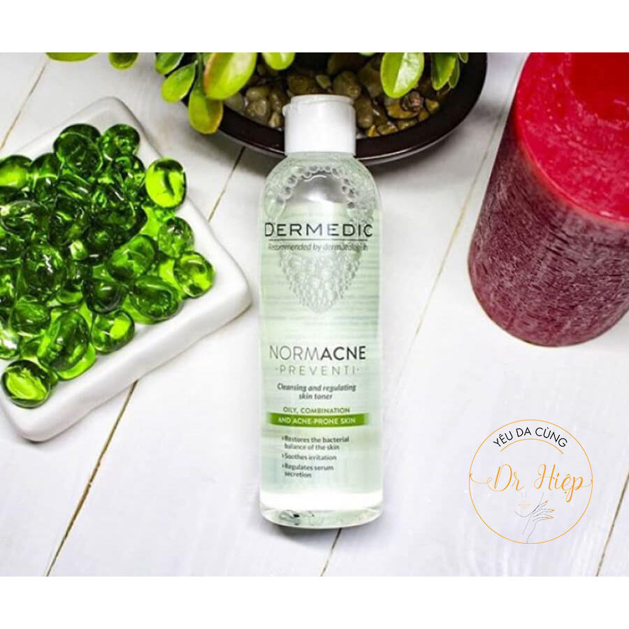 Toner làm sạch và ngăn tiết dầu DERMEDIC Normacne Cleansing And Regulating Skin 200ml dành cho da dầu | BigBuy360 - bigbuy360.vn