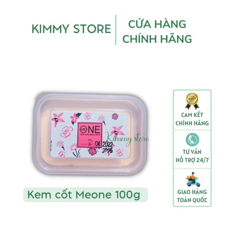 Lẻ hộp kem cốt trắng da Meone Thái hộp 100g vuông