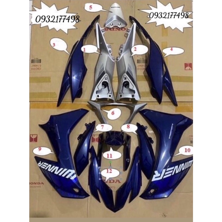 DÀN ÁO WINNER X MÀU XANH BẠC PHIÊN BẢN THỂ THAO (CÓ BÁN LẺ)