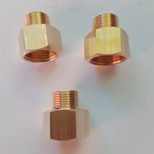 Lơ nối ren ngoài 13 ren trong 17mm,ren đồng