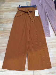 Quần ống rộng dập ly chất shop