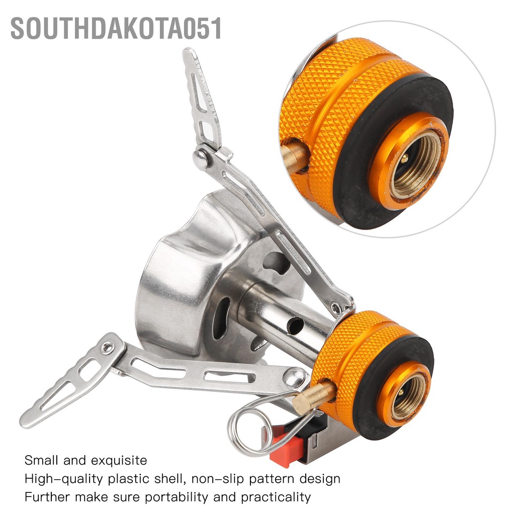 [Hàng HOT] Bếp Gas mini di động dã ngoại cắm trại ngoài trời gấp gọn【Southdakota051】