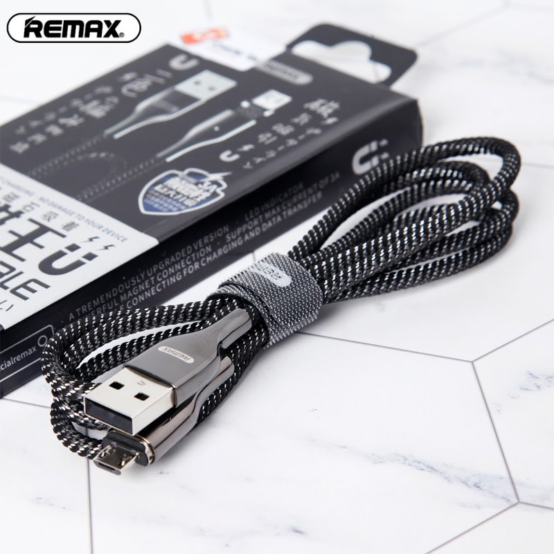 Remax RC-158i Cáp sạc nam châm remax rc-158 có 3 loại Lightning Micro Type-C - Dây sạc remax 158 sạc nhanh chống đức ♥️♥