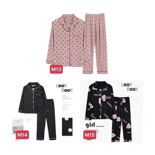 Bộ ngủ lookbook cotton ( khách note tên fb )