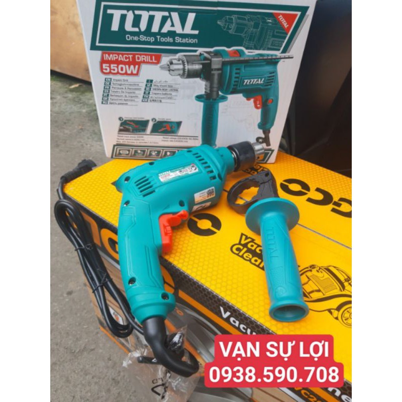 MÁY KHOAN BÚA 13MM - 550W CHÍNH HÃNG TOTAL MÃ: TG105136E