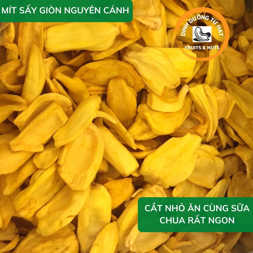 Mít Sấy Nguyên Cánh Không Đường, Ăn Vặt Tốt Cho Mẹ Bầu Và Con Nhỏ, Hàng Xuất Khẩu