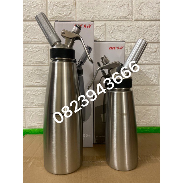 Bình xịt kem tươi MOSA 500ml - Bình xịt kem tươi MOSA 1L