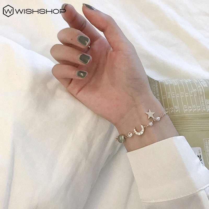 [Bán Chạy] [Bán Chạy] Vòng Tay Thời Trang Hình Trăng Sao