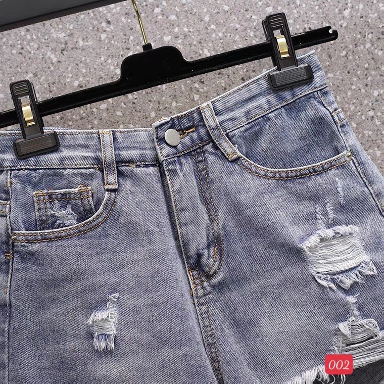 Quần short jean nữ ngố cao cấp - chất denim vải xịn Lady-Hn Store88 z2