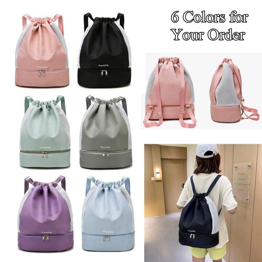 Ba Lô Thể Thao Đi Biển / Tập Thể Dục Chia Ngăn Khô / Ướt Màu Sắc Hồng Xinh Xắn