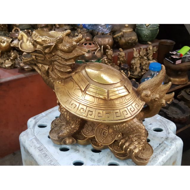 Rùa Đầu Rồng (Long Quy) cao 15cm