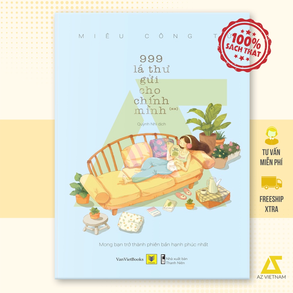 Sách - 999 Lá Thư Gửi Cho Chính Mình (**) – Mong Bạn Trở Thành Phiên Bản Hạnh Phúc Nhất (Tái bản 2021)