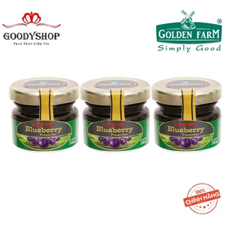 Lốc 3 hũ Mứt Việt Quất Preserves Golden Farm 30g GOODYSHOP