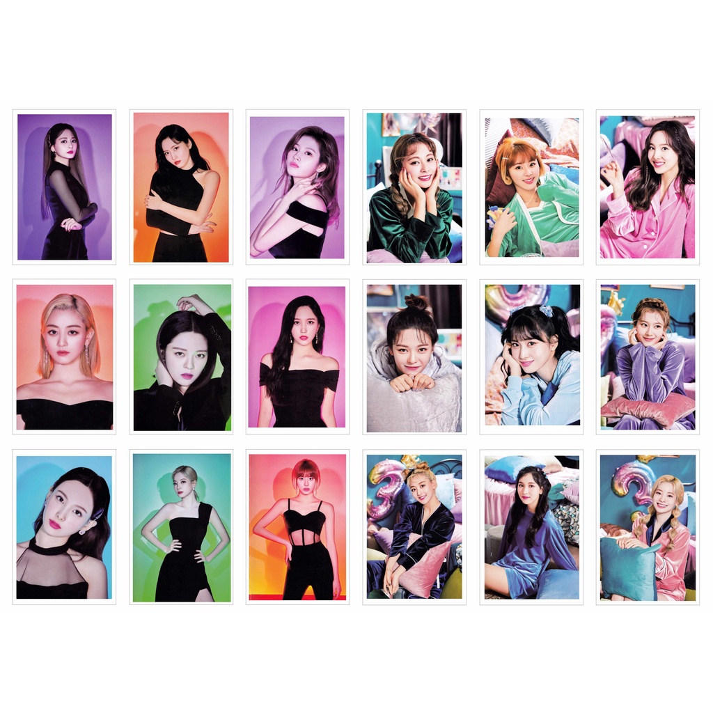 [Ép Lụa] Lomo Card 36 Ảnh TWICE - Twicelights