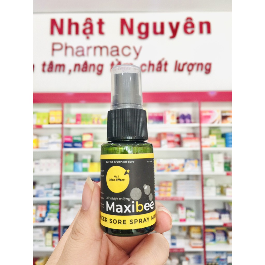 MAXIBEE - Xịt nhiệt miệng hộp 20ml