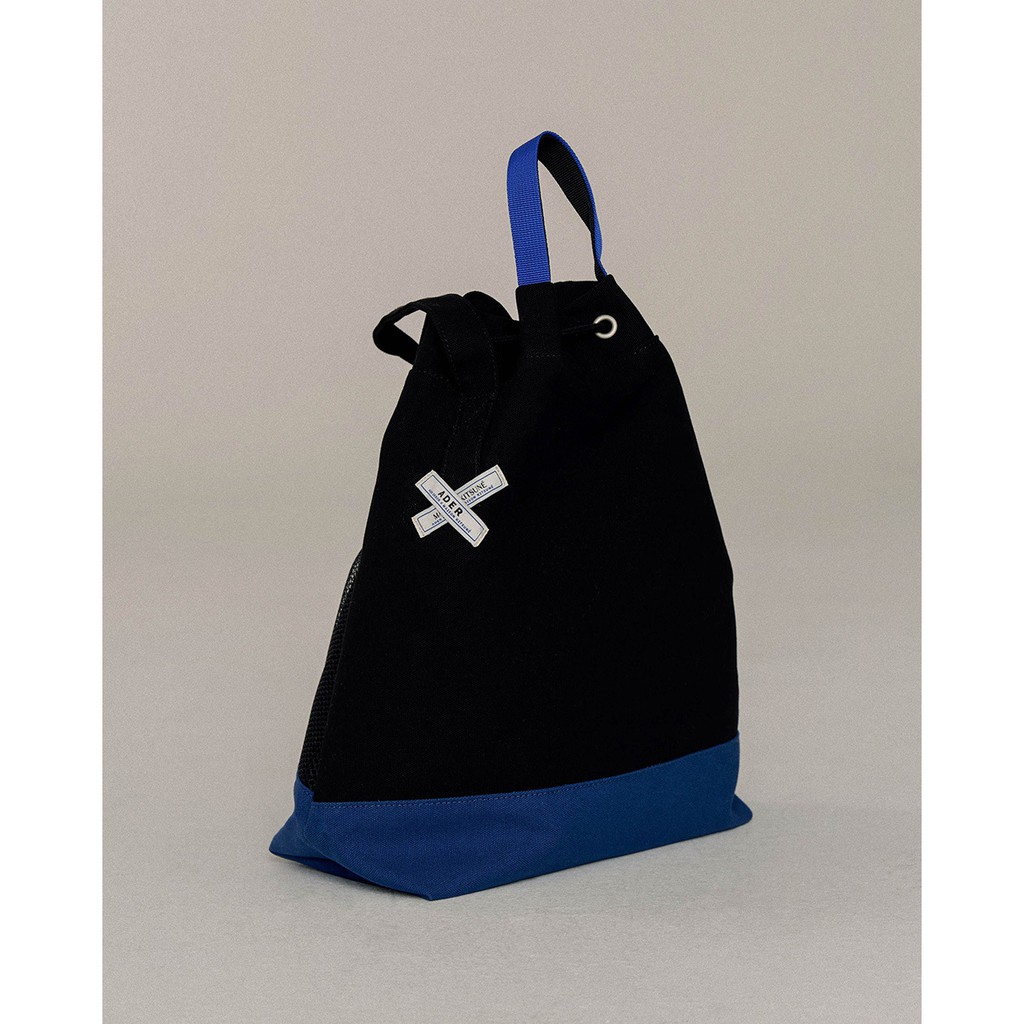 Túi xách ADER Error x Maison Kitsune logo embroidered canvas tote bag ss20